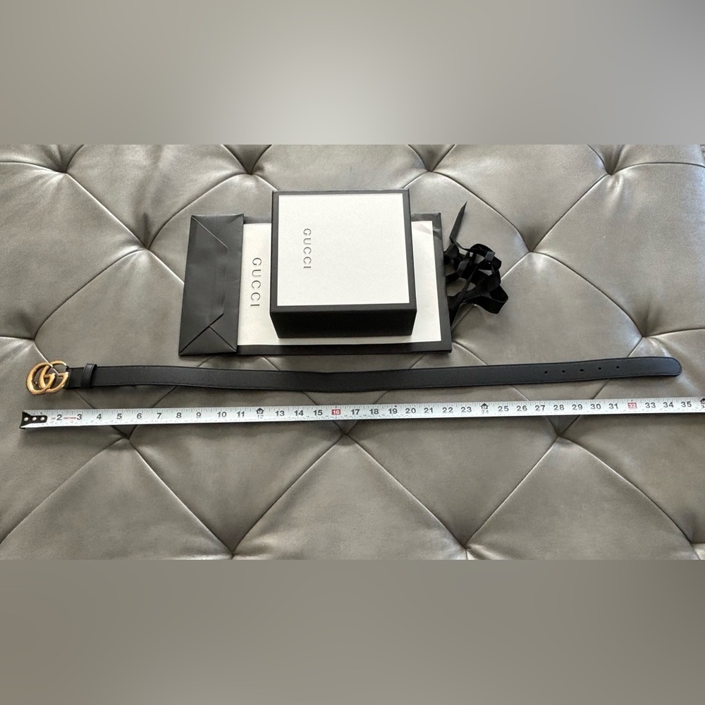 Gucci Leather Belt With Double G Buckle - Picture 7 of 8